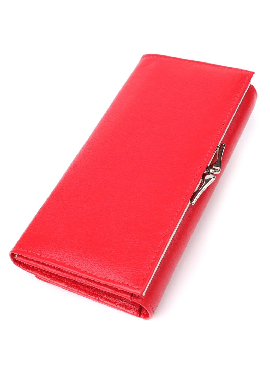 Красивий гаманець для жінок з монетницею із натуральної шкіри 23105 Червоний st leather (330359593)