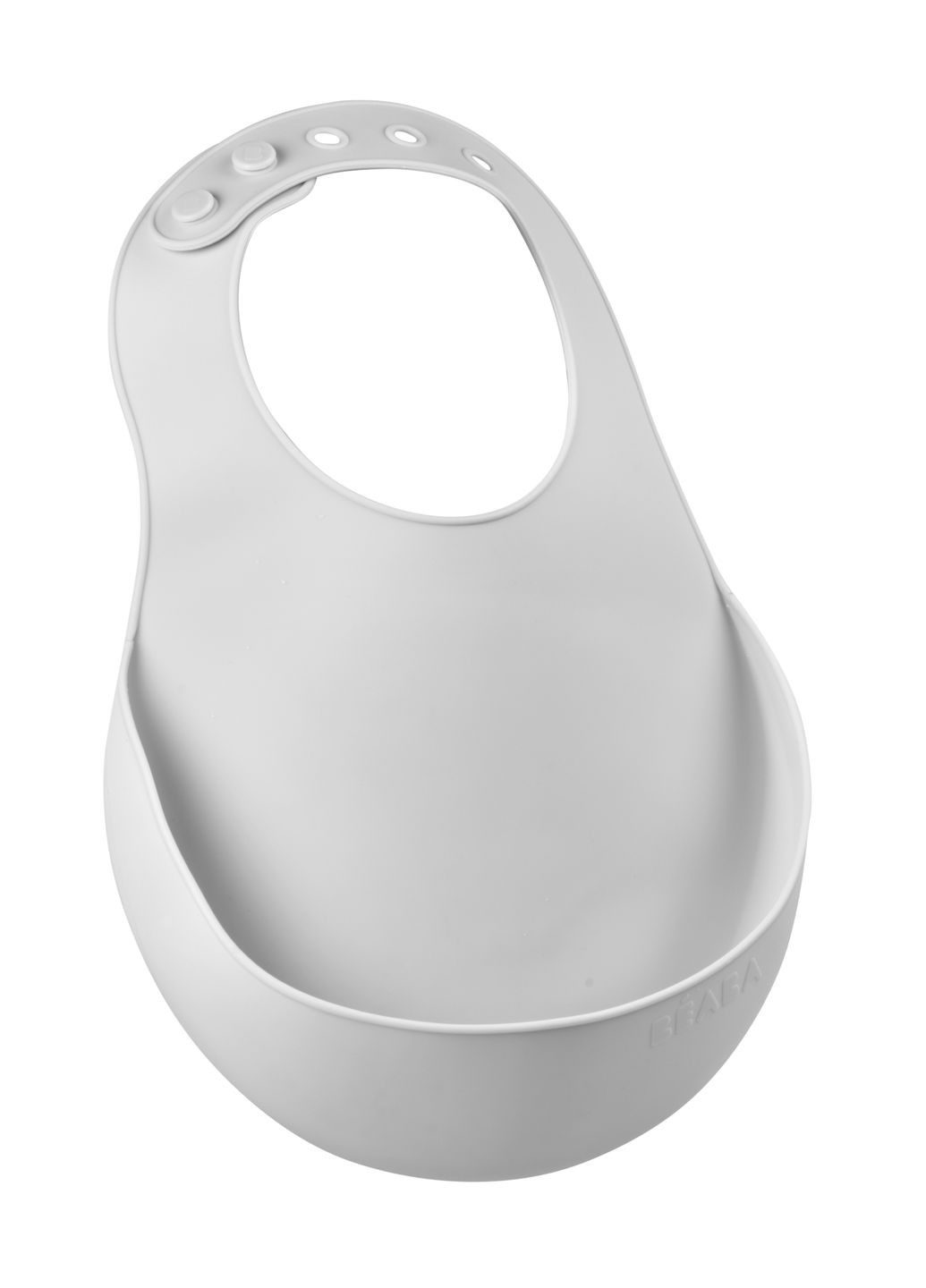 Силиконовый нагрудник с карманом, серый () Beaba 913490 (328261252)