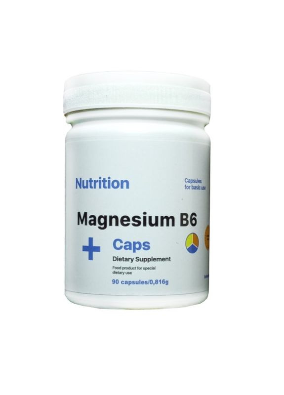 Вітаміни та мінерали Magnesium B6, 90 капсул EntherMeal (322293471)