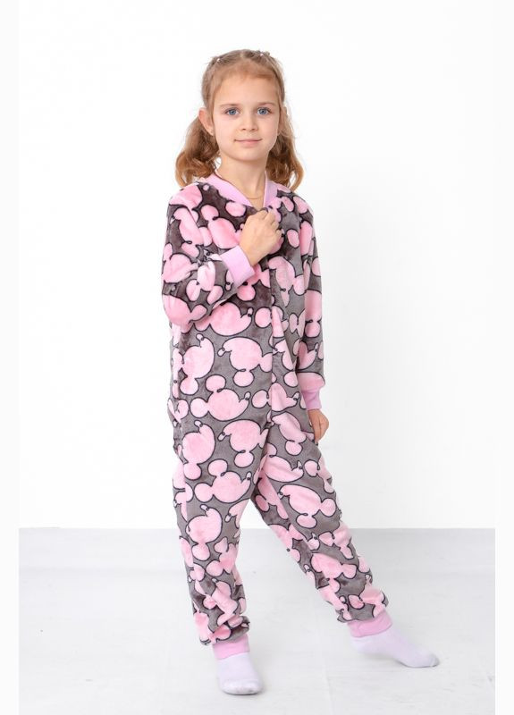 Світло-сіра зимня комбінезон для дівчинки (p-6981) Носи своє