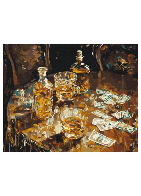 Картина за номерами Золотий відпочинок (BS53980) Brushme (370259630)