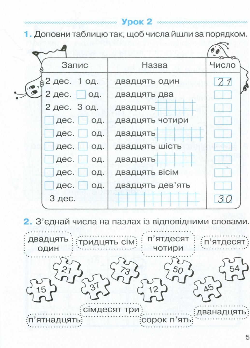НУШ 2 класс Математика Рабочая тетрадь Часть 1 (в 2-х ч.) К учеб. Гось 9786170977502 РАНОК (301411344)