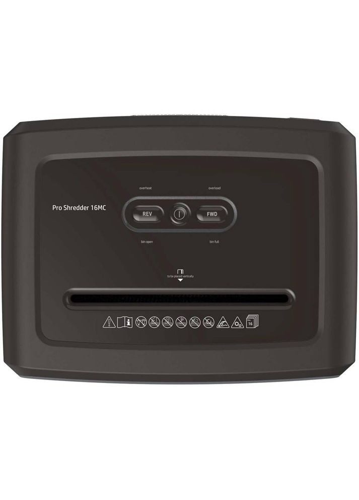 Знищувач документів OneShred 16MC, A4, 80g х 16 листів, 2*15, 30 л, P-5 HP (317863801)
