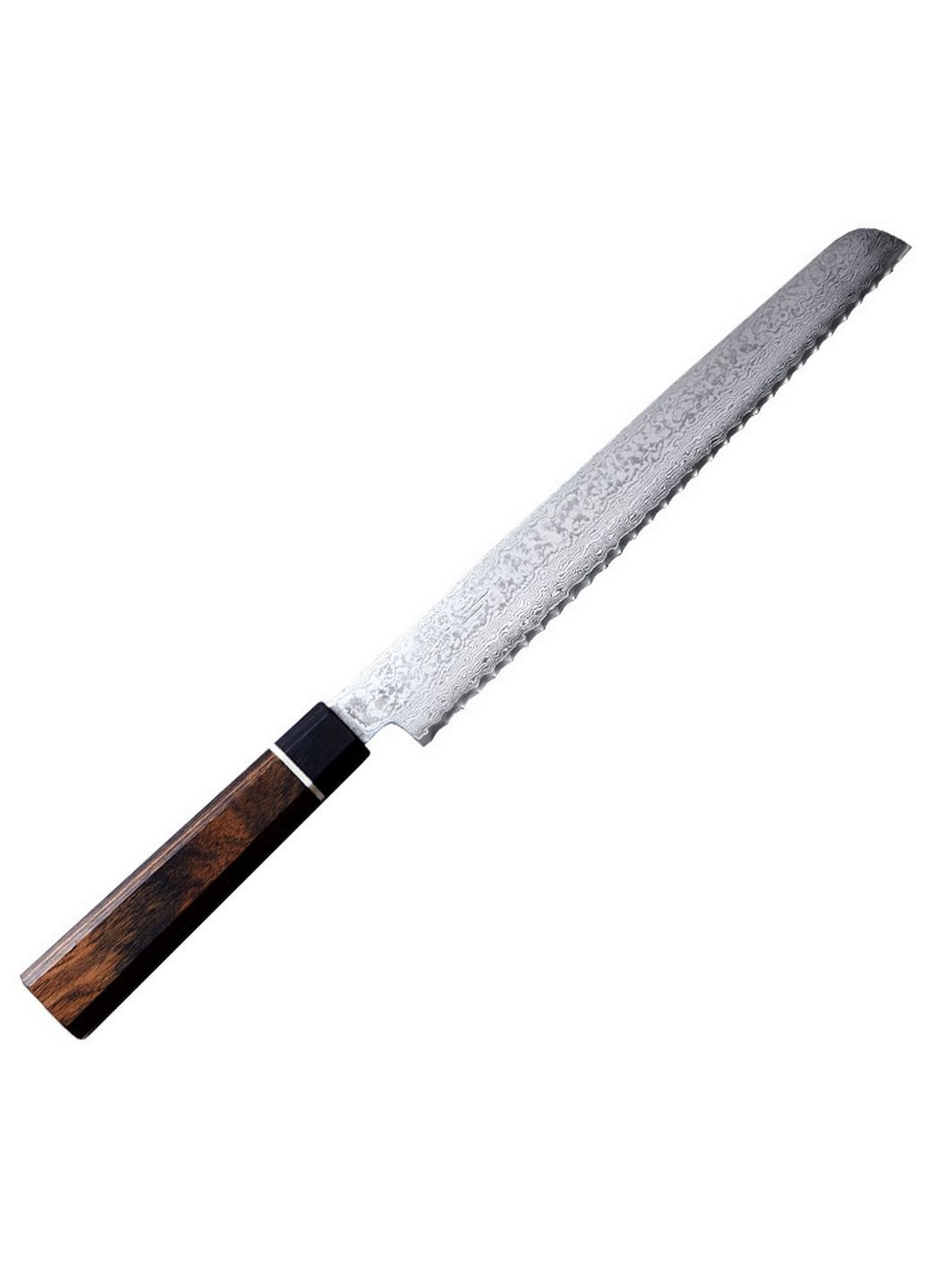 Кухонний ніж для хліба 220 мм senzo black Suncraft (282592505)