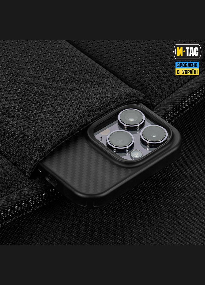 Сумка Admin Bag Large X-Pac Elite з липучкою Black M-TAC (315146726)