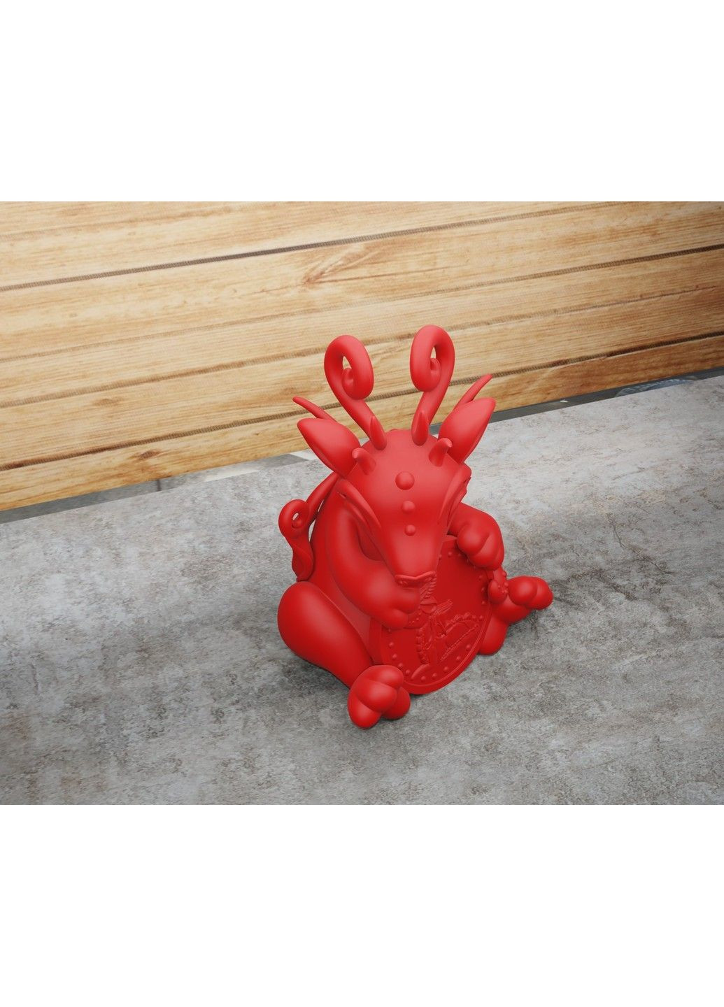 Статуэтка дракона с монетой – символ 2024 года. ЗаСвіт (280940541)