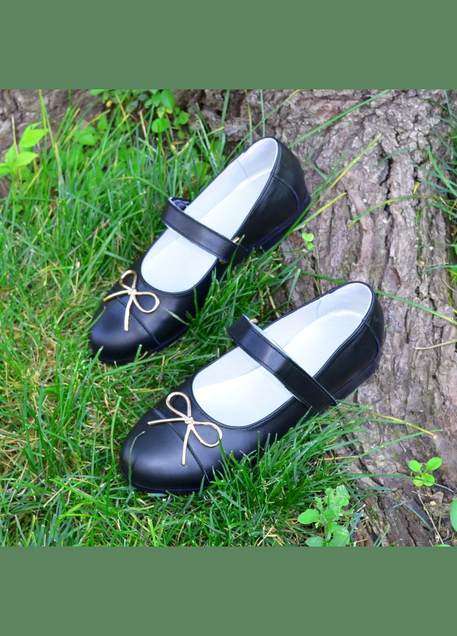 Туфлі шкільні для дівчаток із натуральної шкіри. 35 розмір Vasha para (303931348)