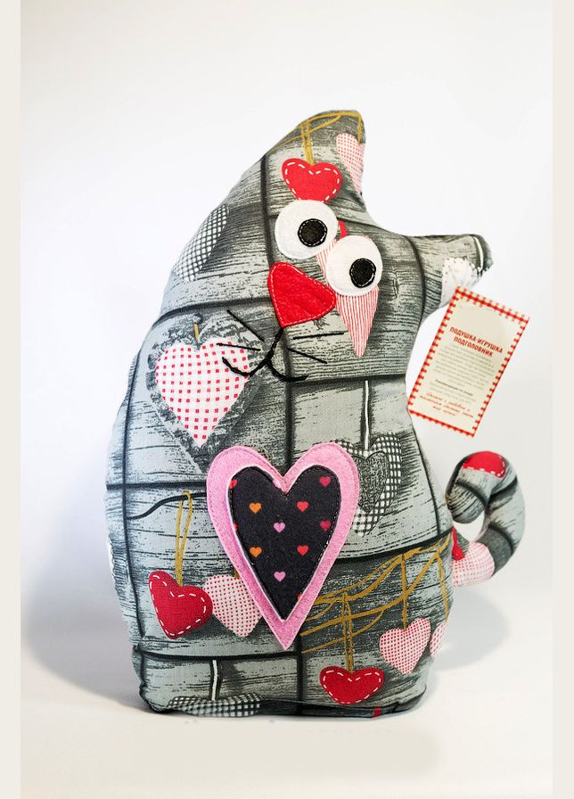 Кот игрушка подушка Ласково. No Brand (336960312)