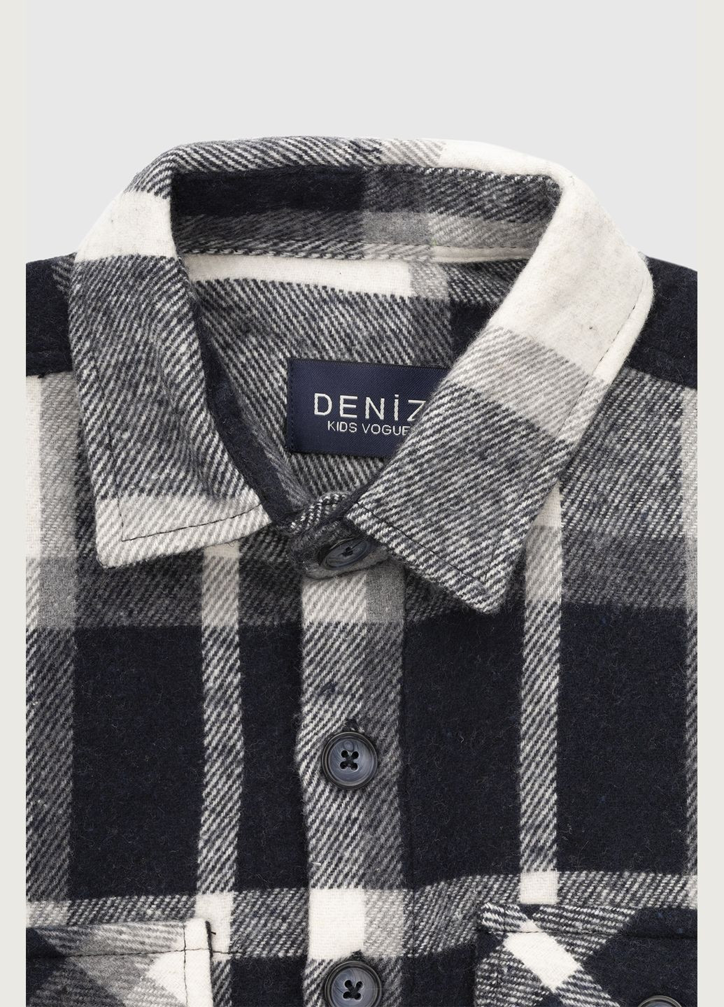Темно-синяя повседневный рубашка DENIZ