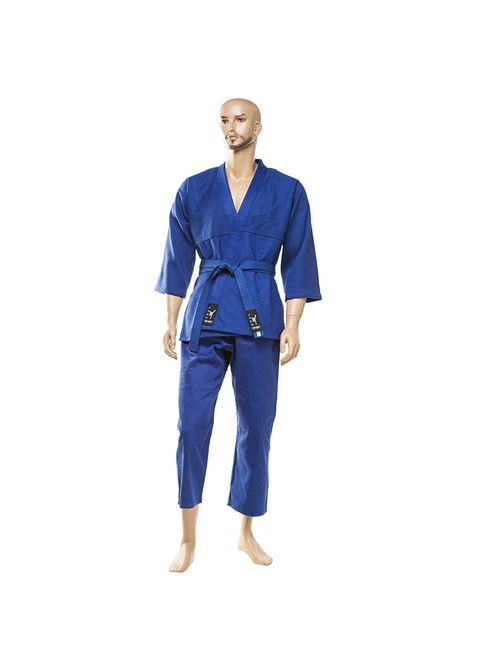 Кимоно дзюдо Combat, синее, 16 oz, 130 см. World Sport (362444852)