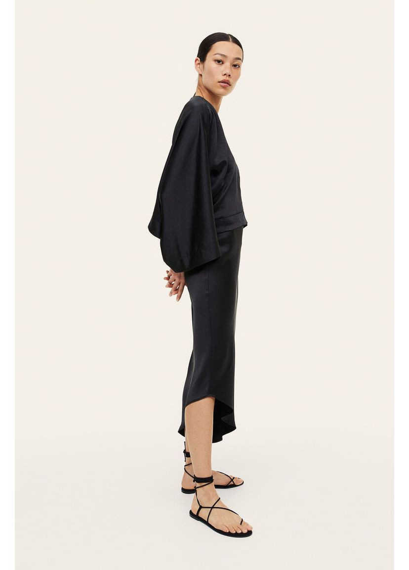 Атласна спідниця міді H&M (358494763)