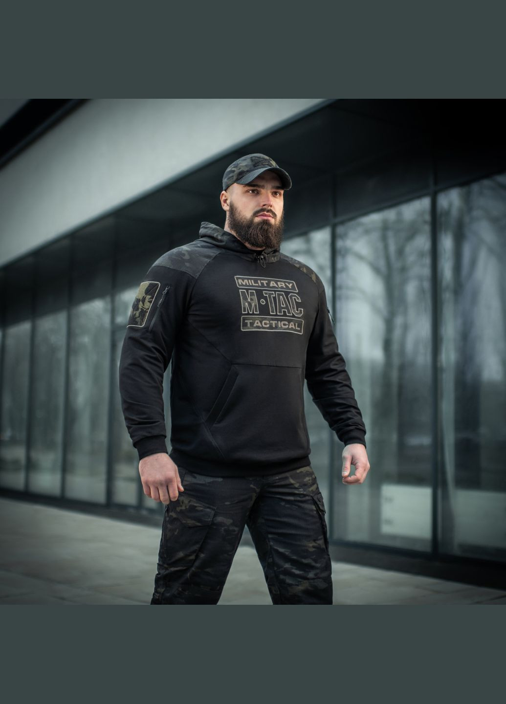 Кофта Hoodie Combat Black Multicam ( ) M-TAC (326973908)