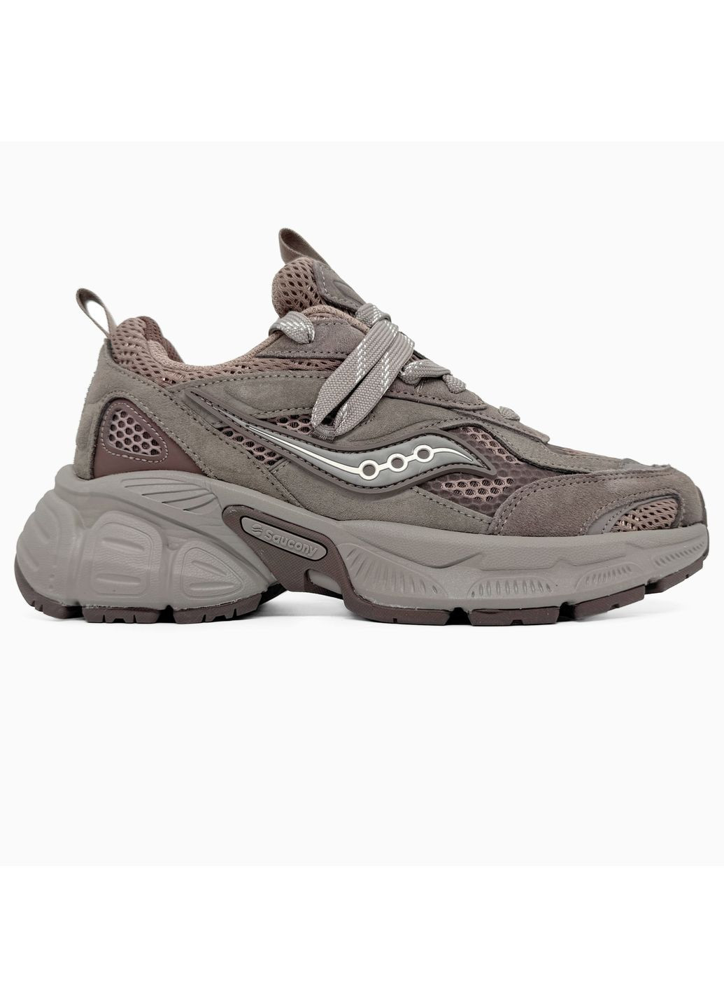 Коричневые демисезонные кроссовки мужские saucony 2k cavalry brown саукони коричневые No Brand