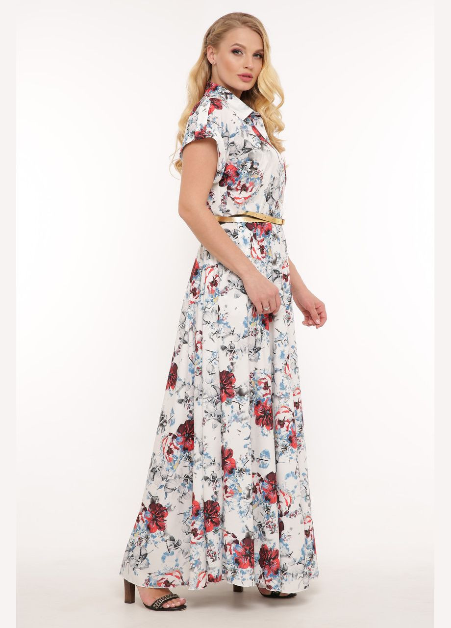 Белое вечернее платье алена 54 белое лед 0143 Vlavi