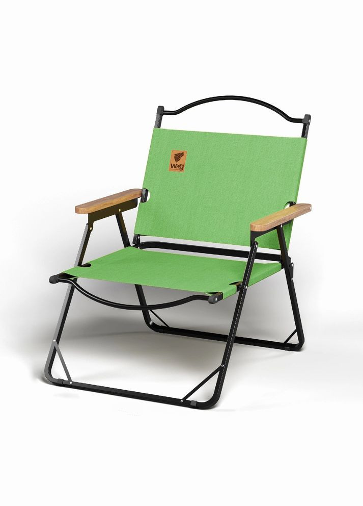 Стул раскладной со спинкой для кемпинга Chill Зеленый WCG (342758299)