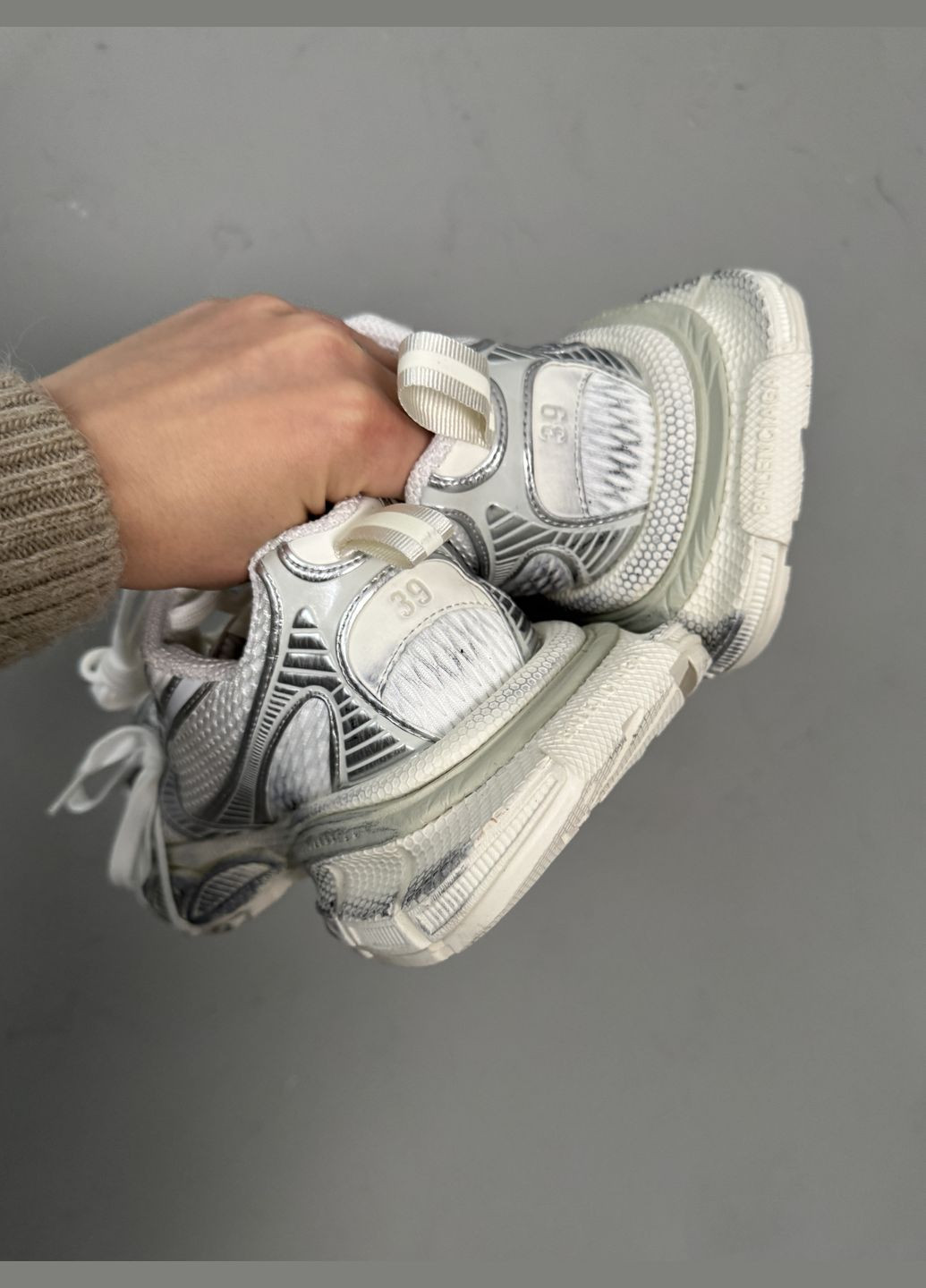 Кросівки жіночі і чоловічі Balenciaga 3XL grey | Баленсіага 3ХЛ сірі No Brand сірі демісезони (316091126)