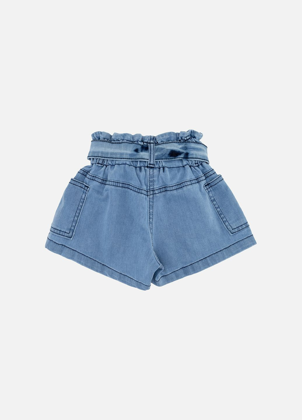 Шорти джинсові для дівчинки колір блакитний ЦБ-00246195 ALG (289457442)