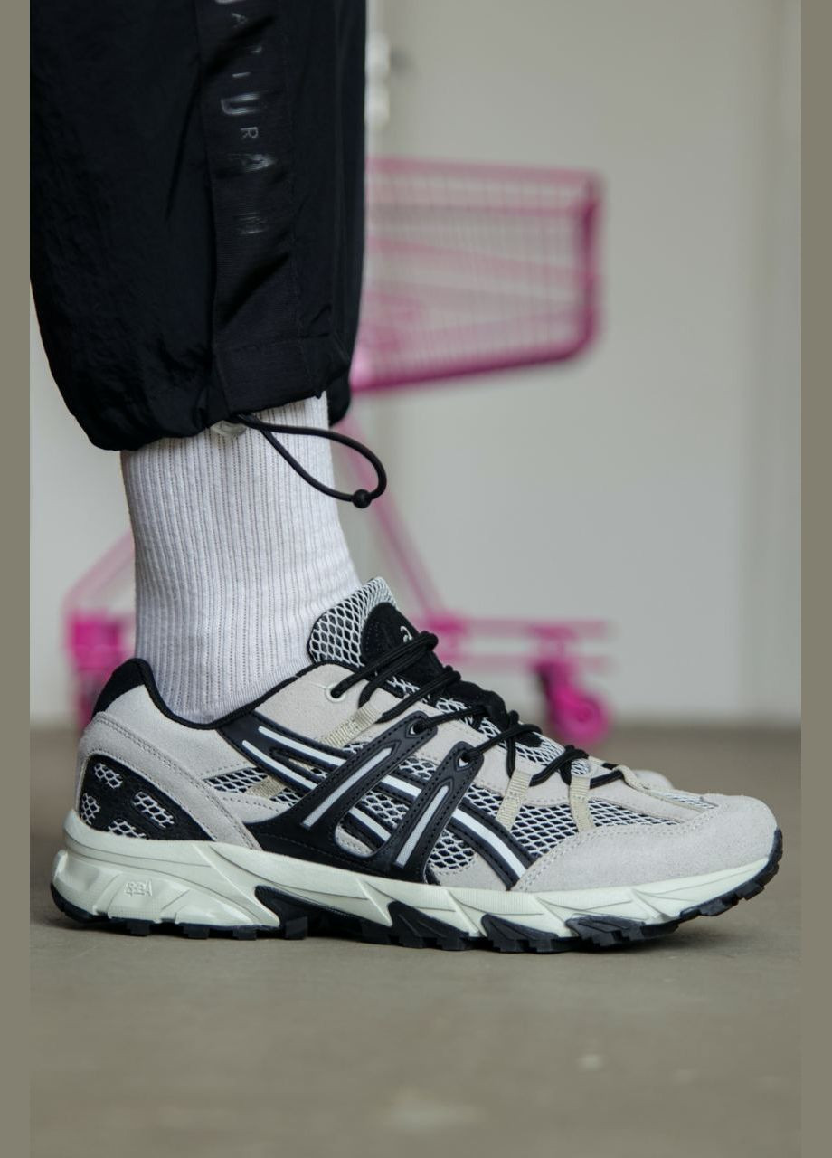 Сірі Осінні чоловічі кросівки asics grey black No Brand Gel-Sonoma 15-50