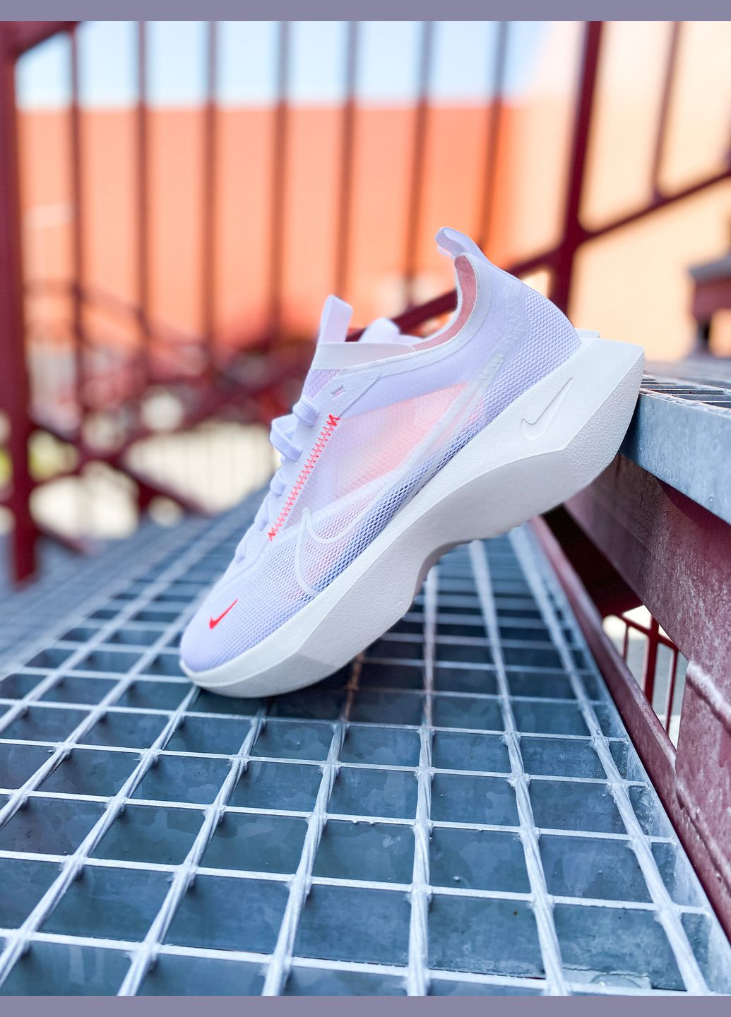 Кроссовки женские Nike Vista Lite White Red | Найк Виста Лайт белые No Brand белые демисезоны (338552362)