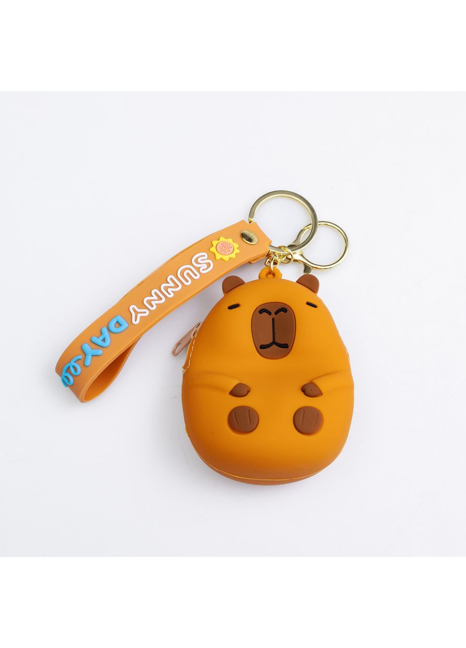 Дитяча силіконова сумочка-гаманець 8*6*4 см Коричневий HP-55-10BR Yiwu (370802112)