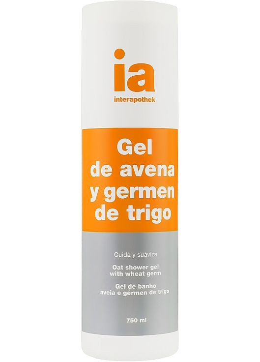 Смягчающий гель для душа с экстрактом овса и зародышей пшеницы Gel De Bano Avena y Trigo 750ml. Interapothek (368611213)