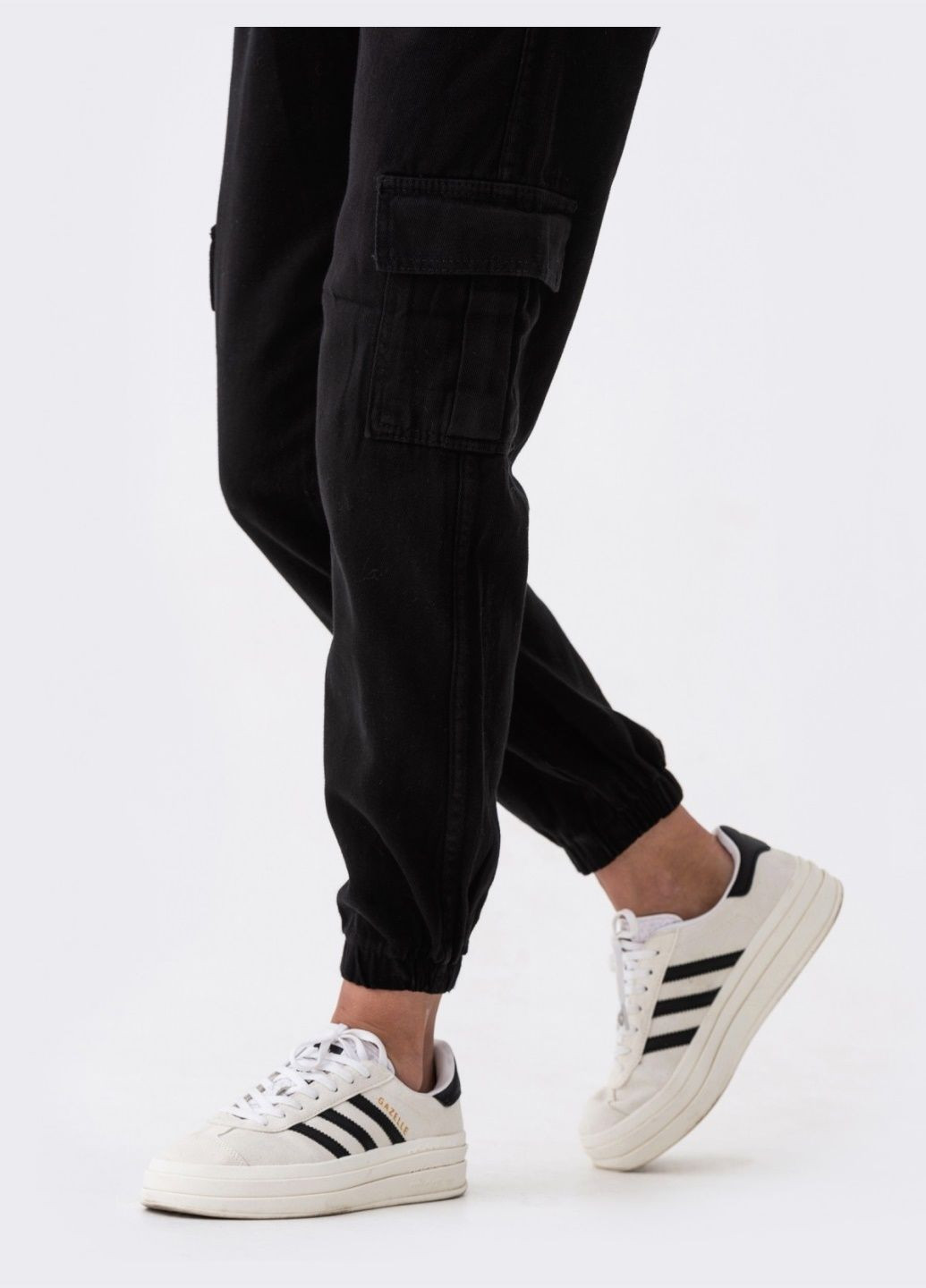 джинсы-карго черного цвета Dressa - (278783480)