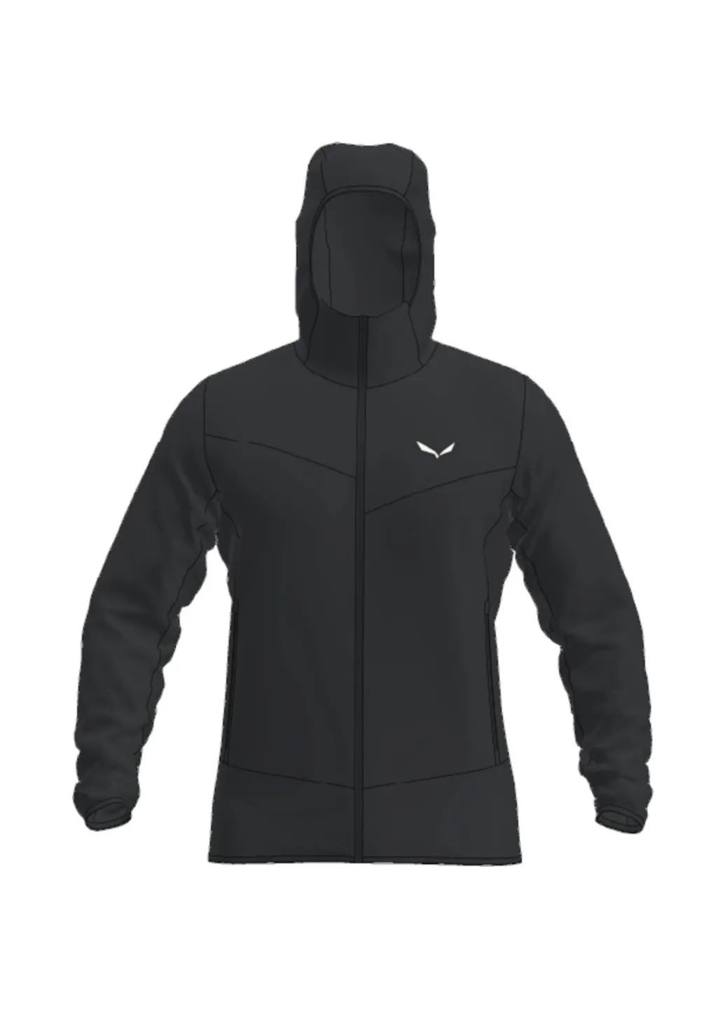 Чорна демісезонна куртка puez altavia pl hd jkt mns Salewa