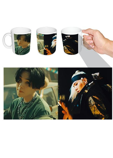 Чашка біла k-pop Suga AgustD BTS (z0136) No Brand (326997320)