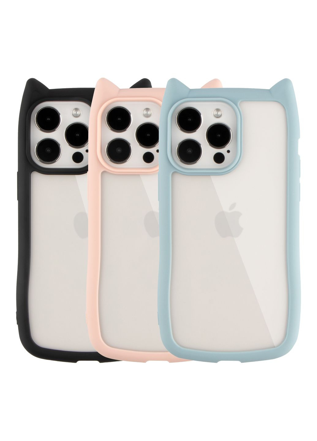 Чехол TPU+PC Cat Ears Case для iPhone 13 Pro Max Цвет Blue No Brand Apple iPhone 13 Pro Max 2021 (336149300)