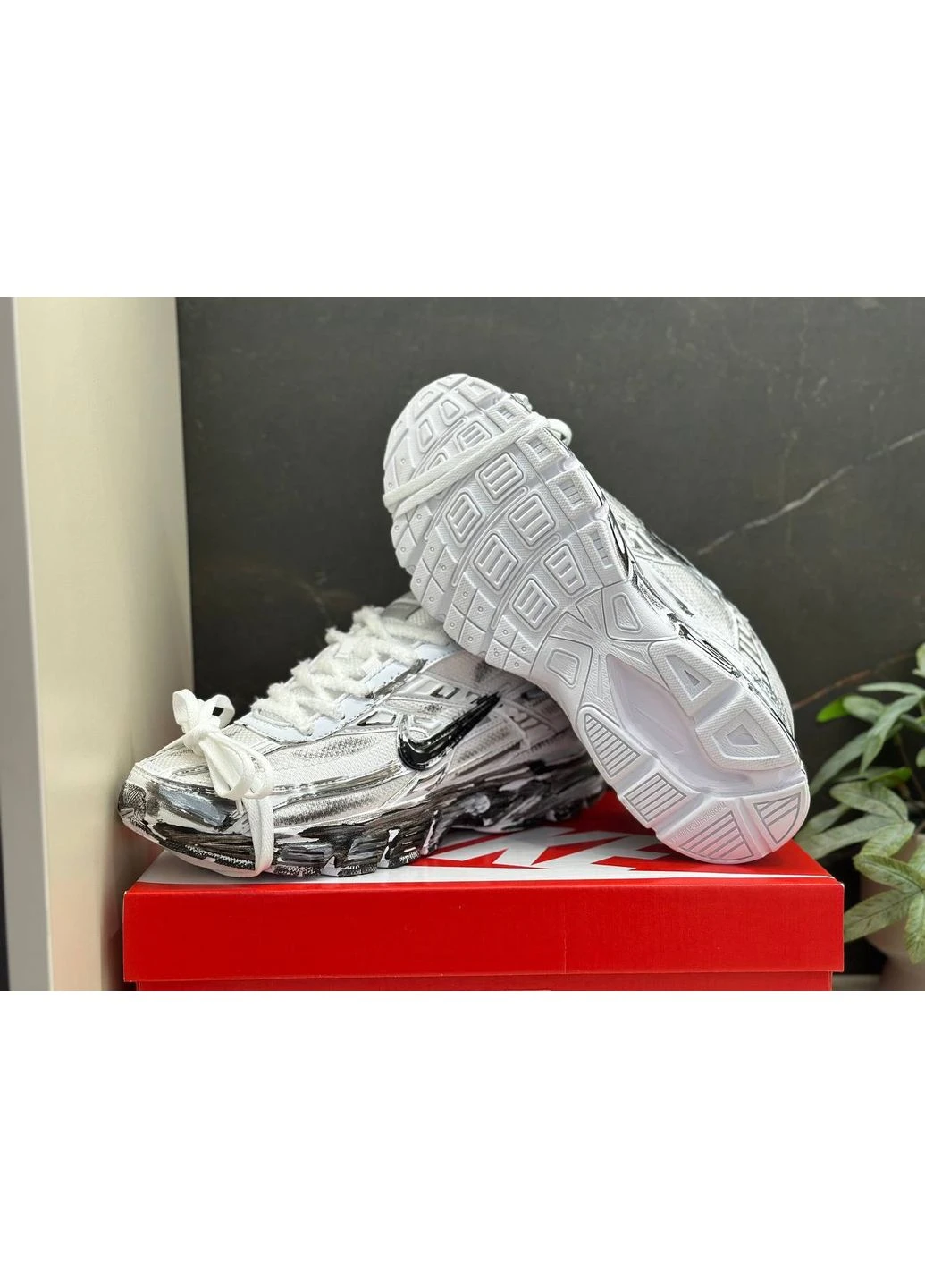 Білі літні кросівки nike initiator custom white gray найк інітіатор No Brand