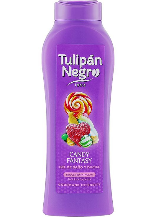 Гель для душу "Солодкі фантазії" Candy Fantasy Shower Gel 650ml (1103678-31017603) Tulipan Negro (368663427)