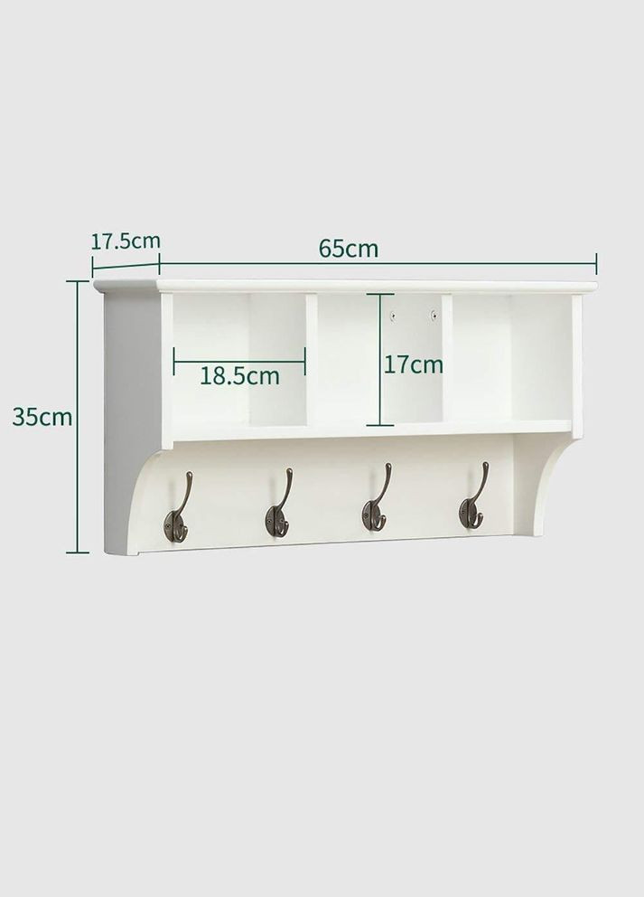 Вешалка для одежды из дерева Квебек 3 зефир (ВДО-0011320) No Brand (327846840)