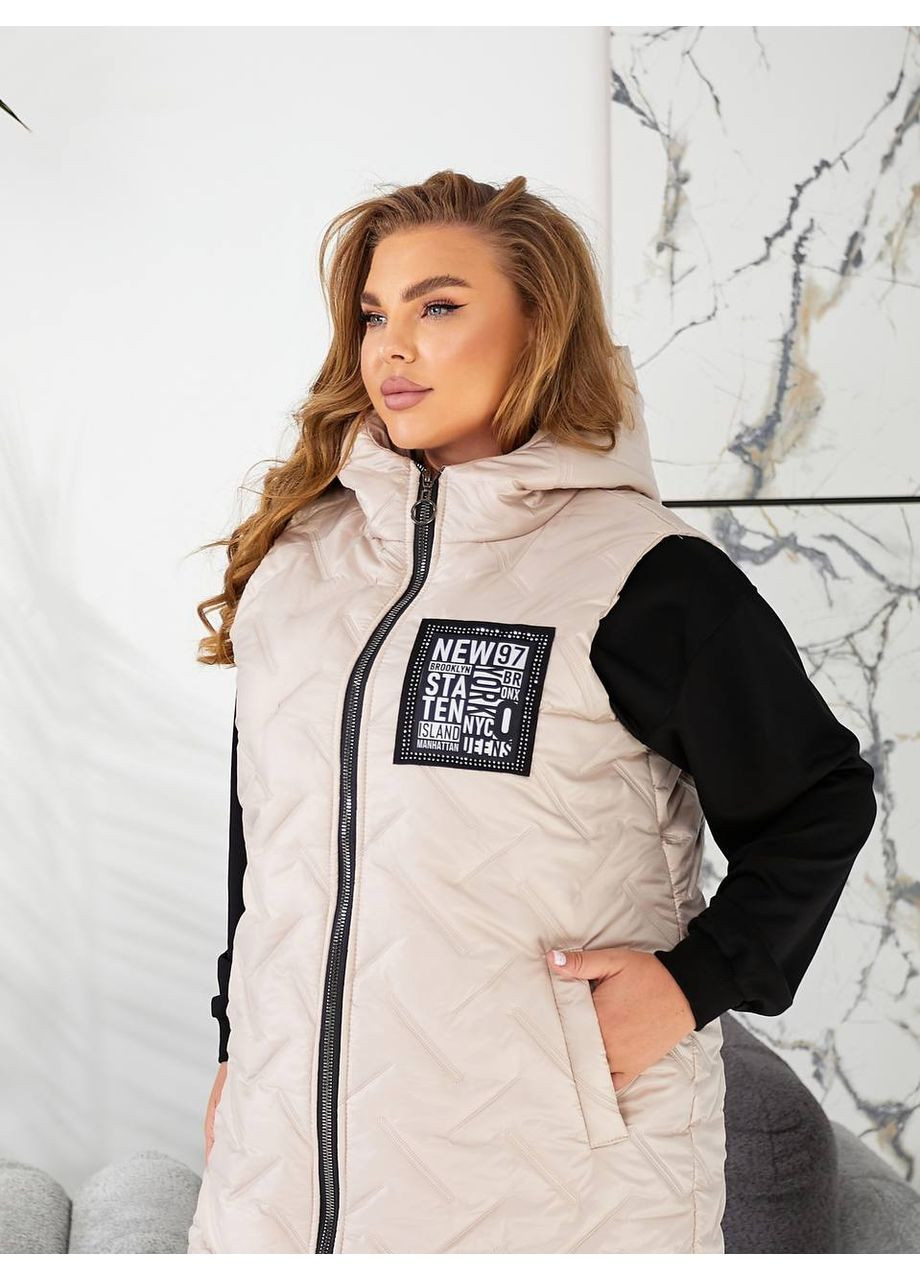 Жіночий подовжений жилет з кишенями New Trend (304647377)