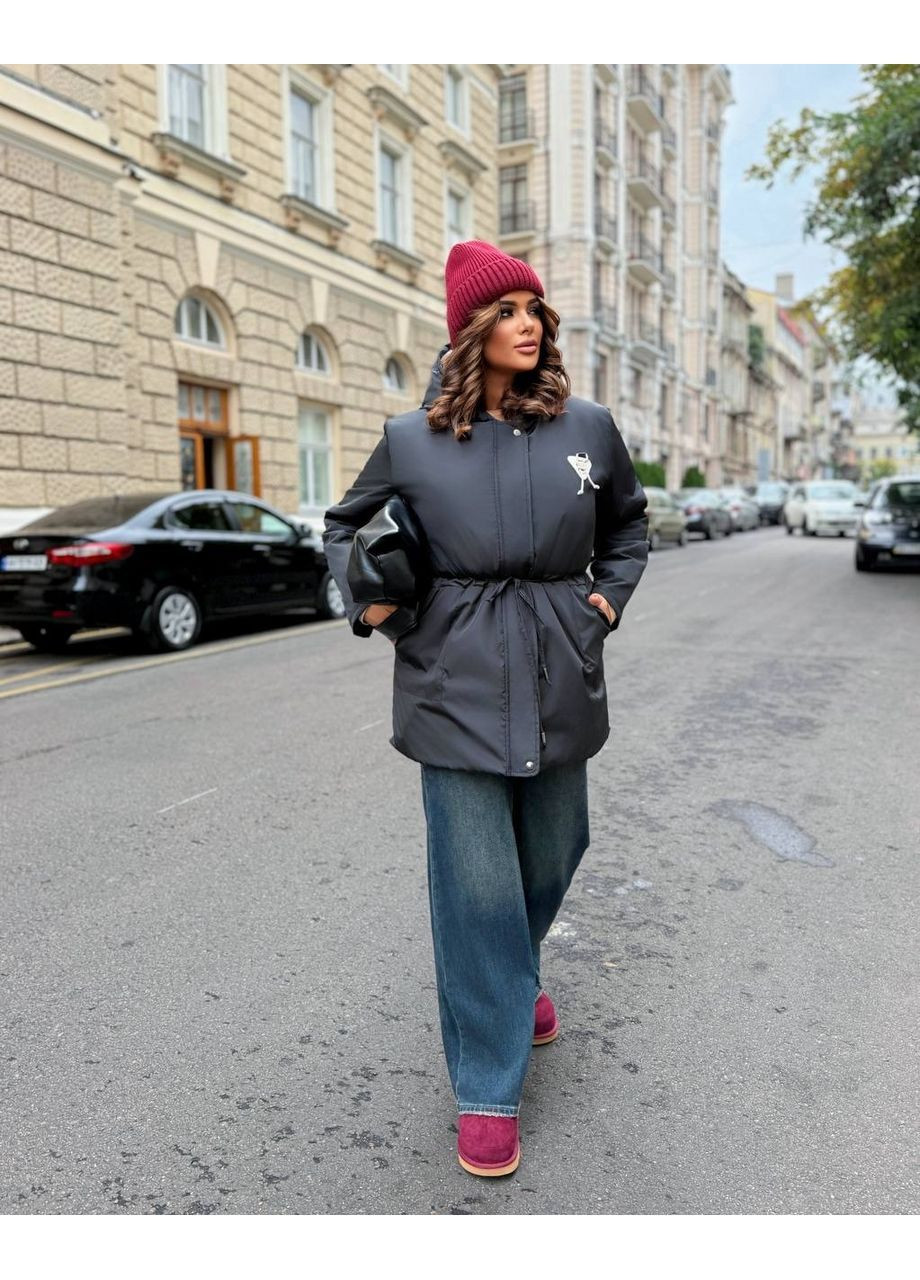 Куртка-парка, колір Чорний Fashion (364184203)