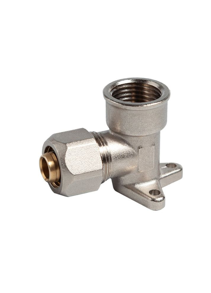 Колено с креплением 16 мм х 1/2" с переходом на внутреннюю резьбу (водорозетка) ITAL (316095254)