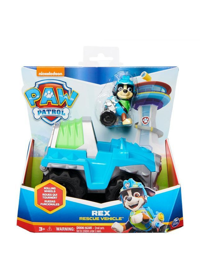 Щенячий патруль Базовый спасательный автомобиль с водителем Рекс () Spin Master SM16775/2886 (366524452)