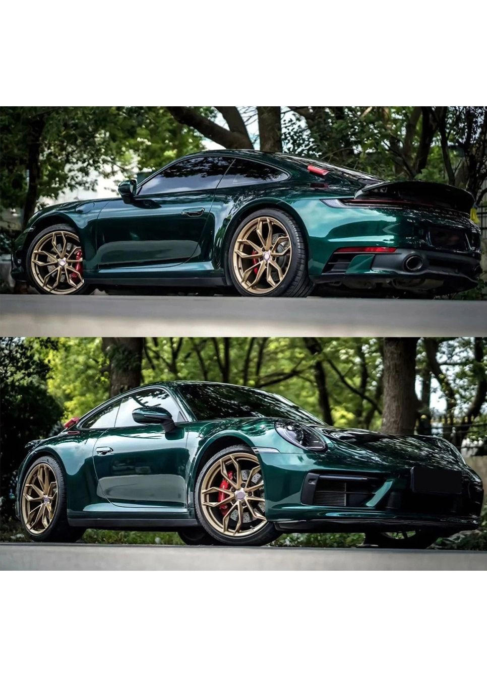 Вінілова металева автомобільна плівка ширина 20 см довжина 150 см Темно-зелена No Brand (366558865)