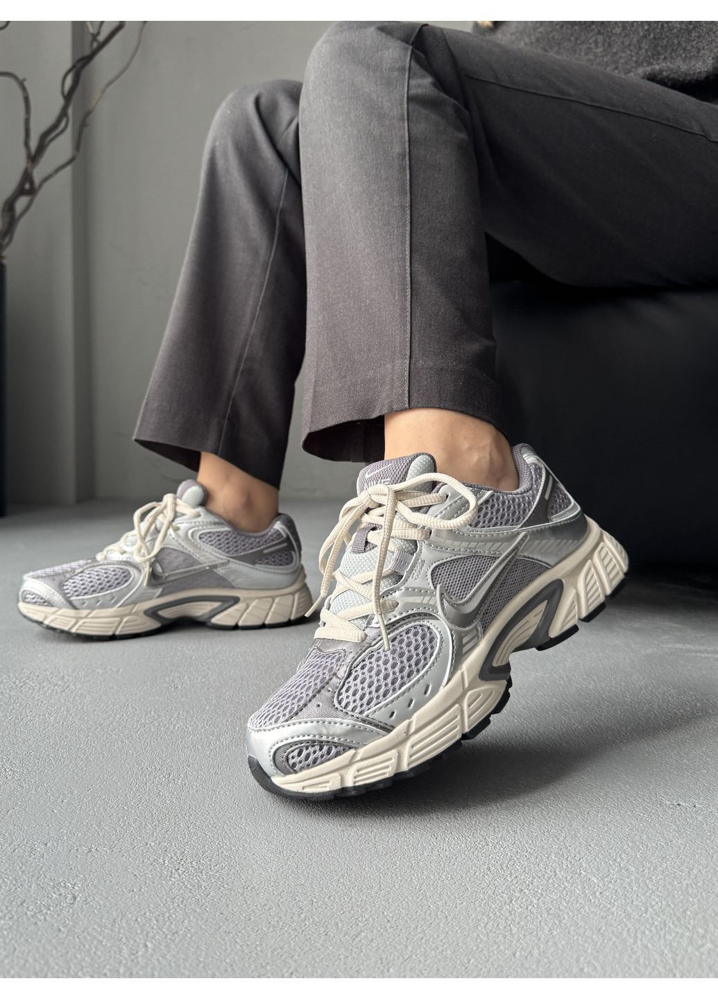 Фиолетовые демисезонные кроссовки мужские и женские nike v5 rnr purple | найк в5 рнр фиолетовые No Brand