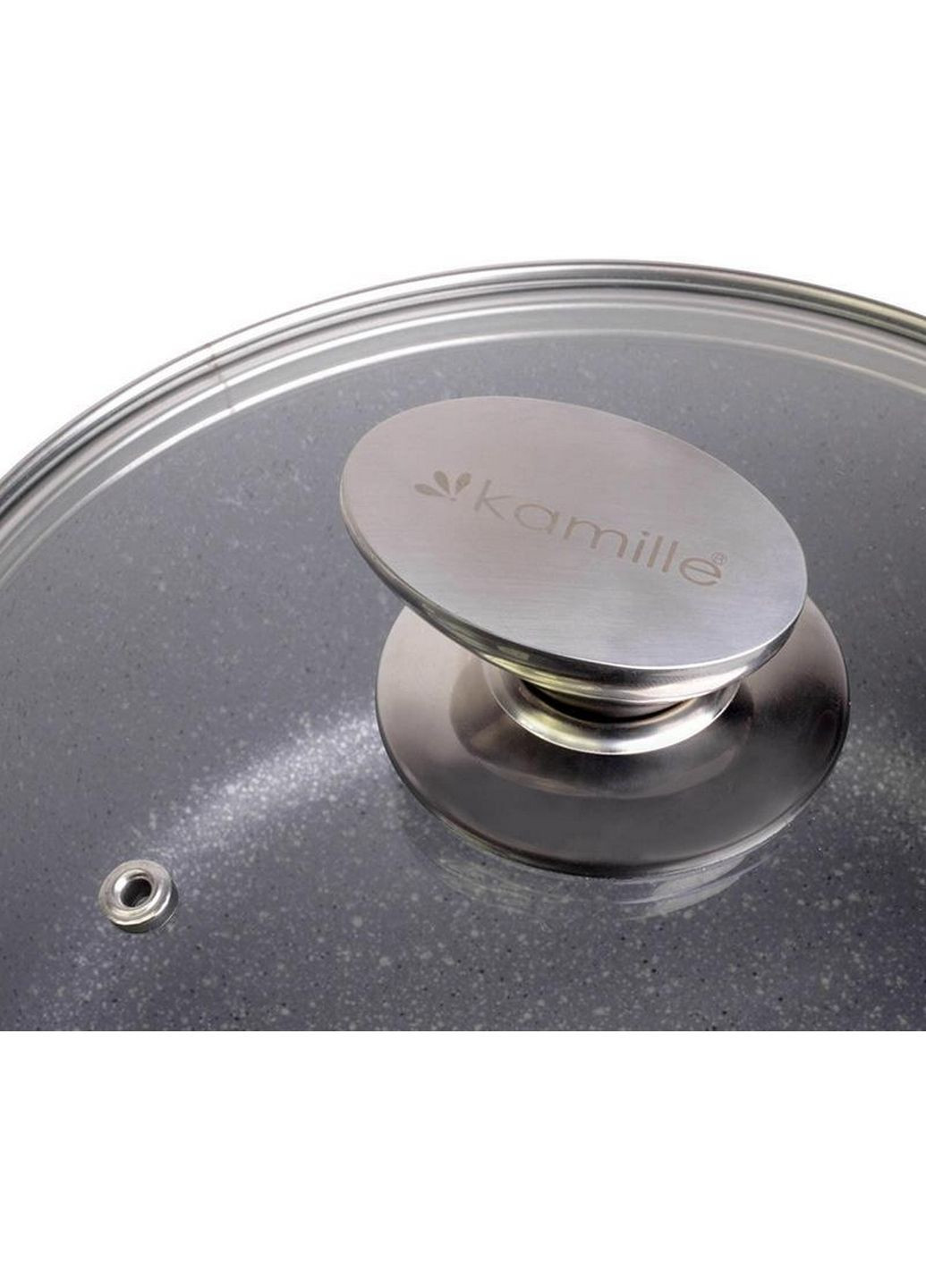 Кастрюля Landes Grey 2.3л с литыми алюминиевыми ручками Kamille (288183853)