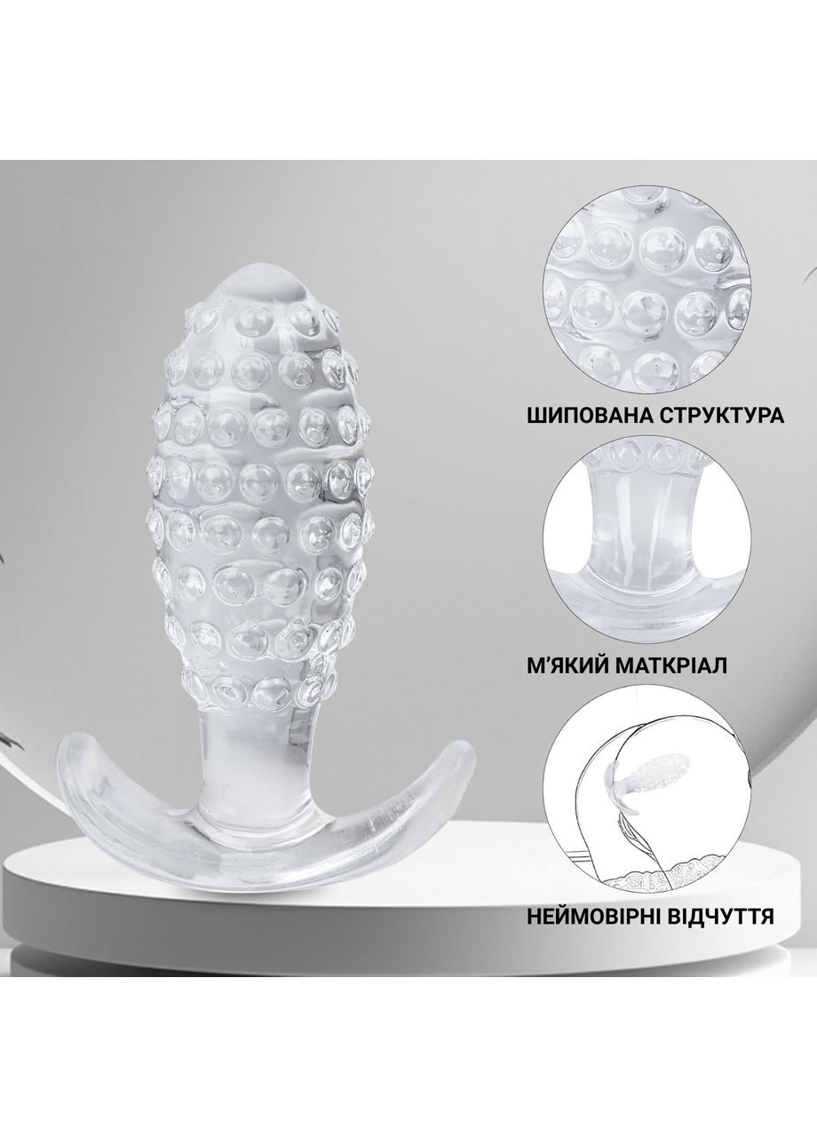 Анальна пробка ribbed L No Brand (322199497)