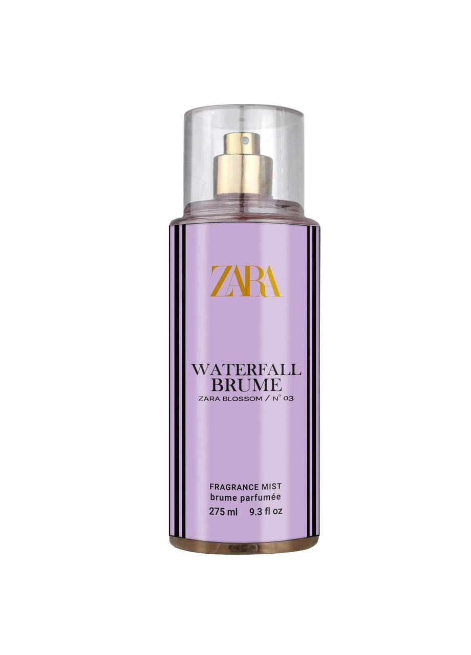 Парфюмированный спрей для тела №03 Waterfall Brume Exclusive EURO 275 мл Zara (396291036)