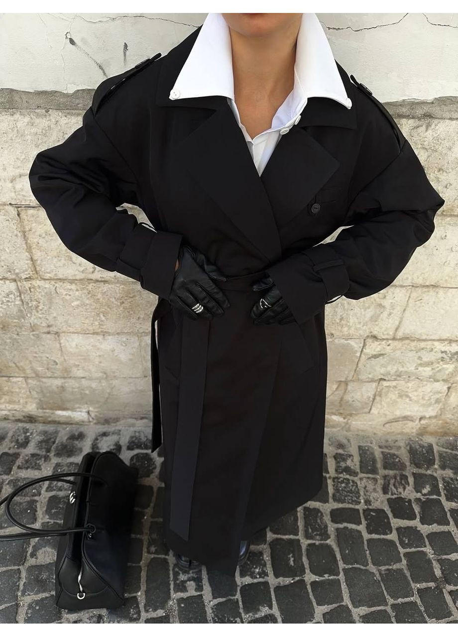 Жіночий тренч подовженого крою MonCher демісезон (361310469)