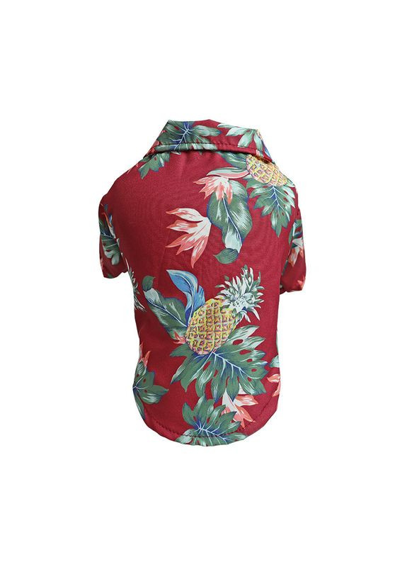 Гавайская рубашка для собак Pet Style Красная S No Brand - (323231947)