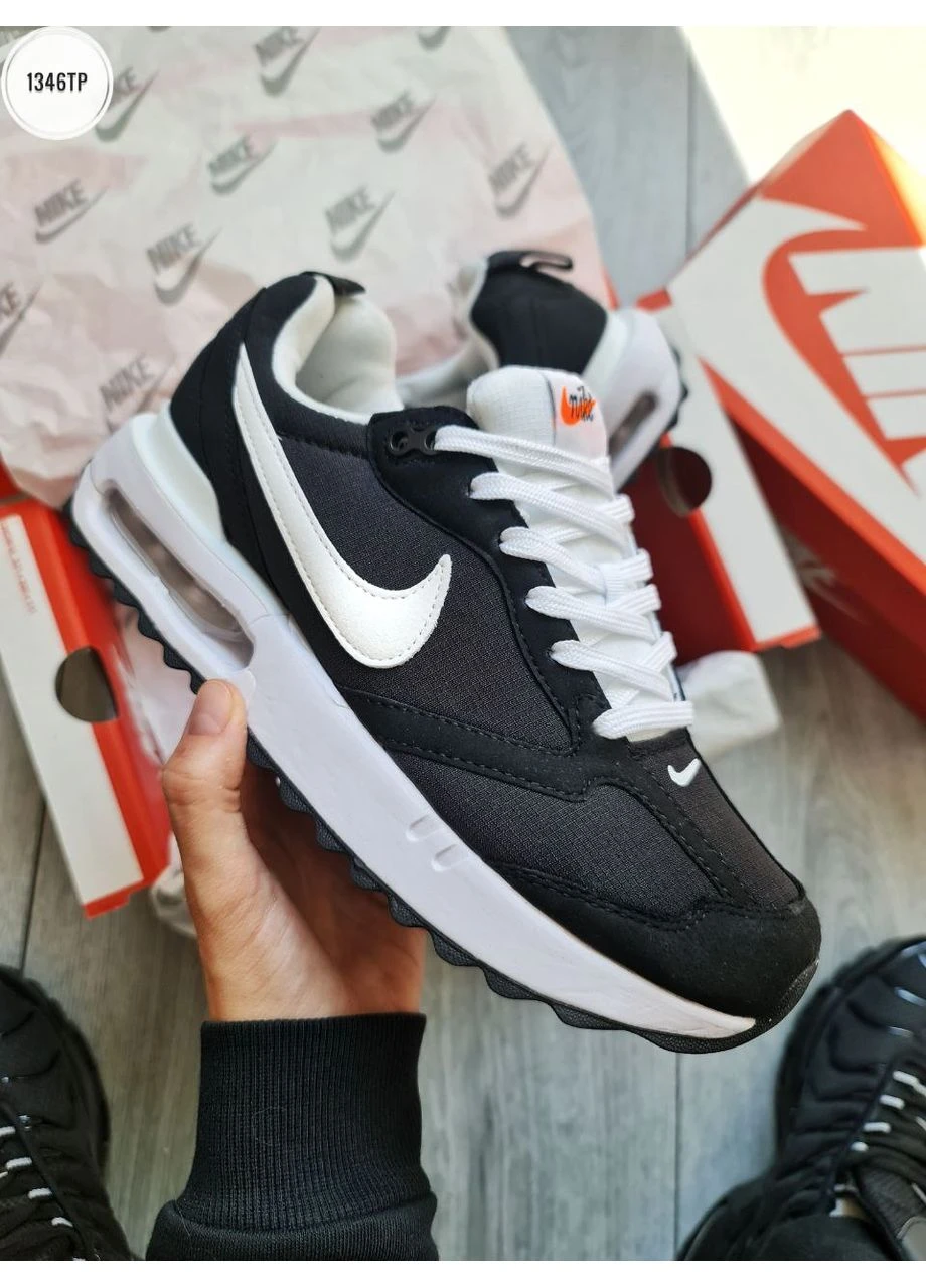 Черные летние кроссовки nike air max dawn black найк аир макс No Brand