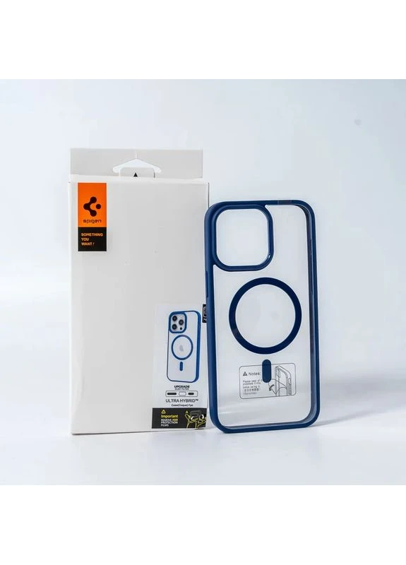 Чехол для смартфона Spigen Magnetic Color поликарбонатный 15 Pro Max 0,5 мм синий No Brand (403022403)