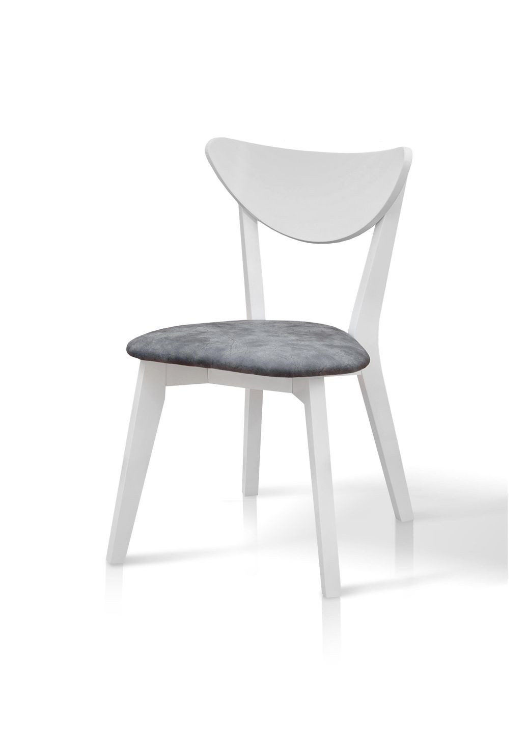 Кухонний стілець LUCAS Білий/Сірий 857517-01 857517 Comfort Line (355467921)