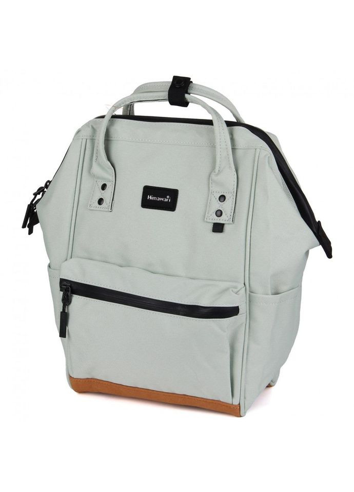 Рюкзак жіночий текстильний 20л на 1 відділення розмір 28×40×18 см 124-03 фісташковий Himawari (373036019)