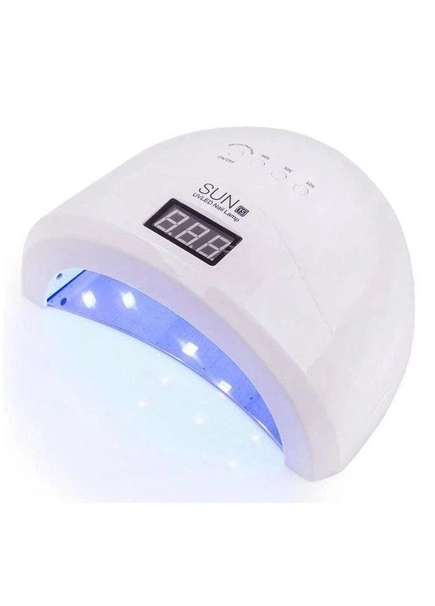Настільна УФ лампа для манікюру та педикюру 1S WHITE 48W LED/UV для полімеризації гель лаку нігтів Sun (297332254)
