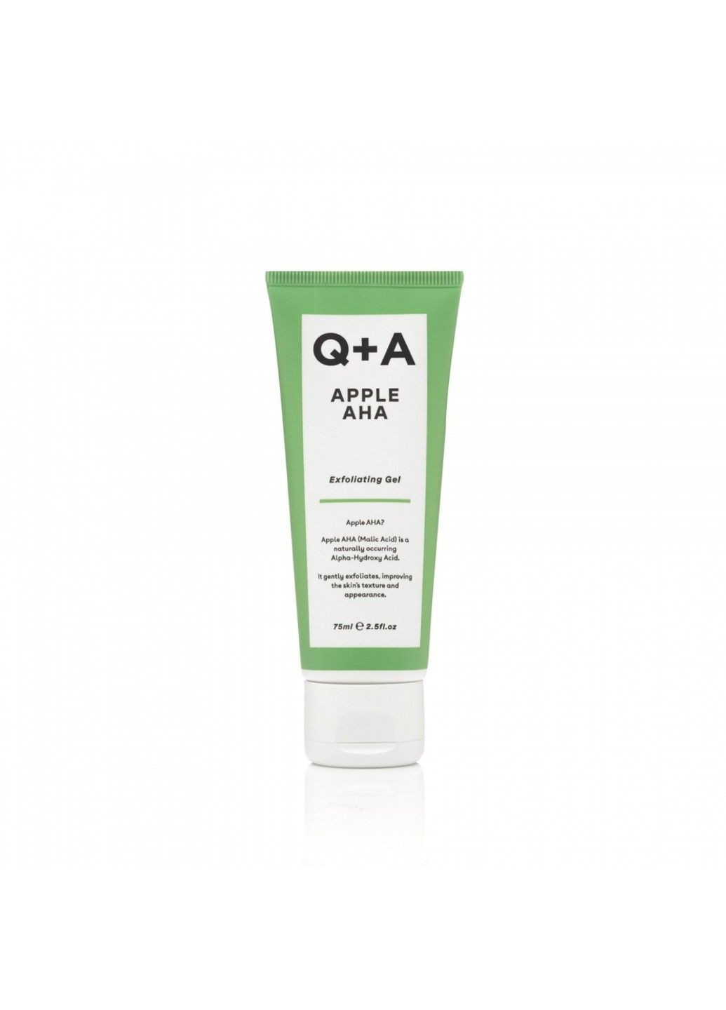 Гель отшелушивающий с кислотами для Лица Apple AHA Exfoliating Gel 75ml Q+A (317269053)
