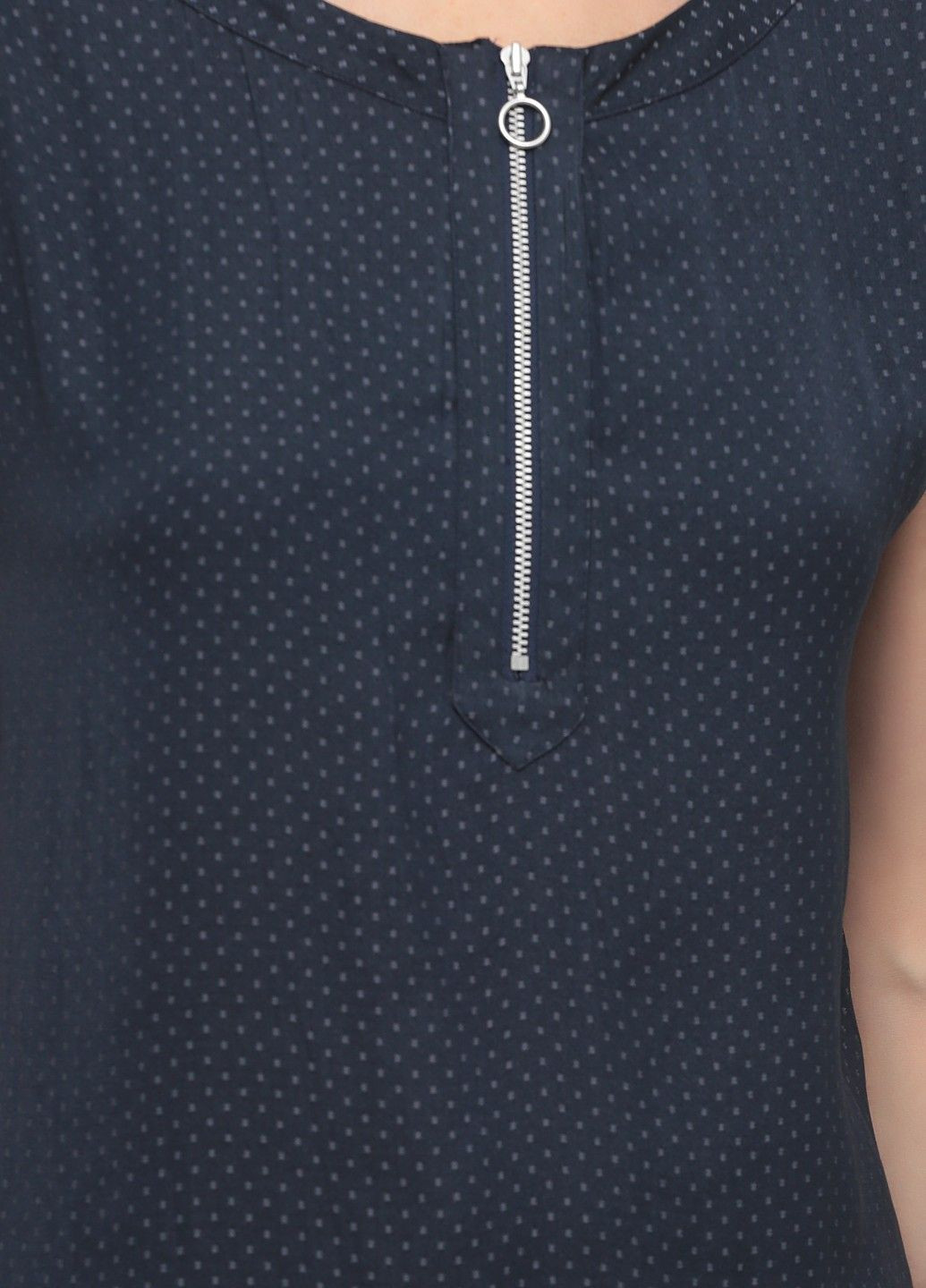 Тёмно-синяя блуза No Brand